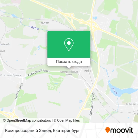 Карта Компрессорный Завод