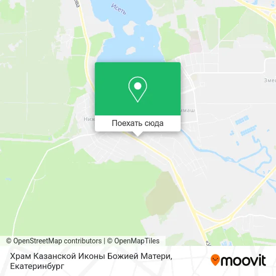 Карта Храм Казанской Иконы Божией Матери