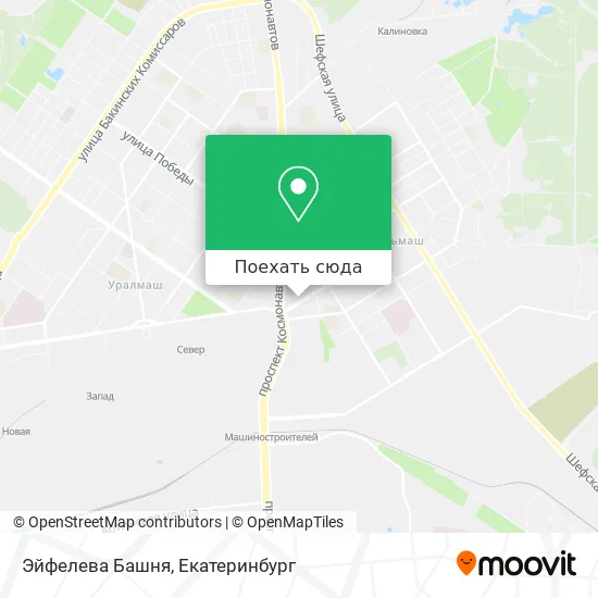 Карта Эйфелева Башня