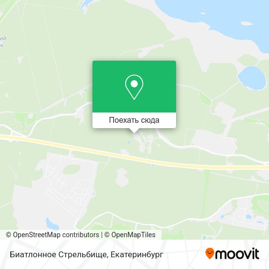 Карта Биатлонное Стрельбище