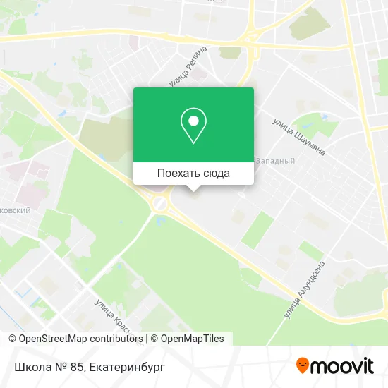Карта Школа № 85