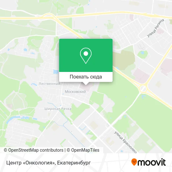 Карта Центр «Онкология»