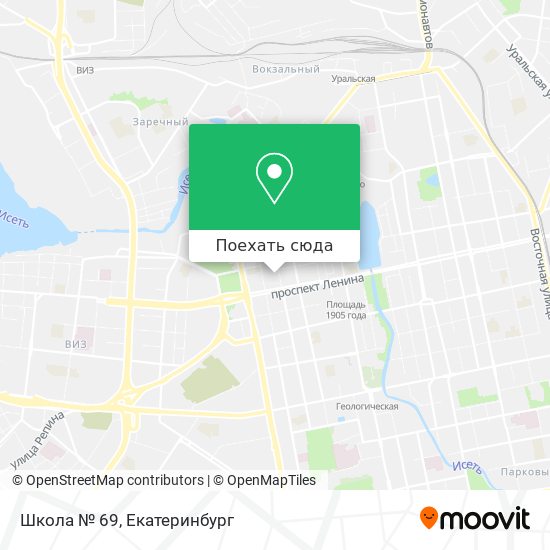 Карта Школа № 69