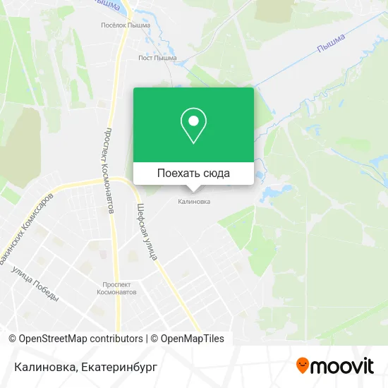 Карта Калиновка