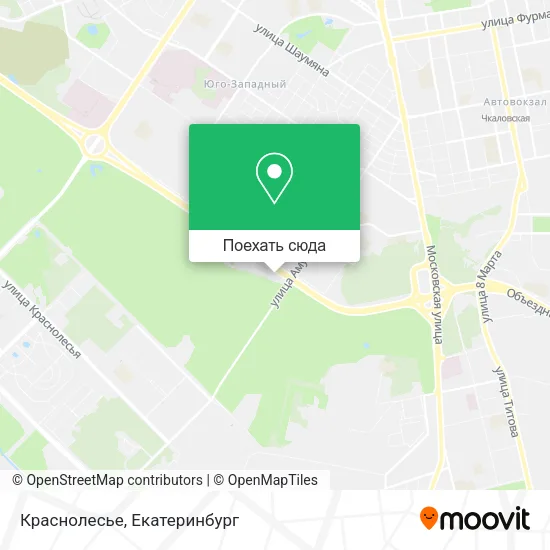 Карта Краснолесье