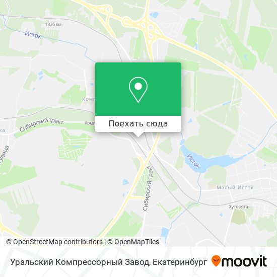 Карта Уральский Компрессорный Завод