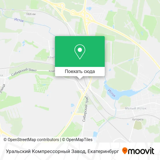 Карта Уральский Компрессорный Завод