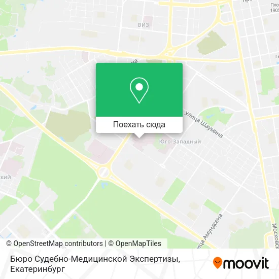 Карта Бюро Судебно-Медицинской Экспертизы