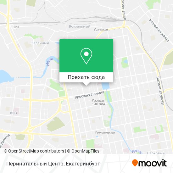 Карта Перинатальный Центр