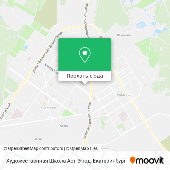 Карта Художественная Школа Арт-Этюд