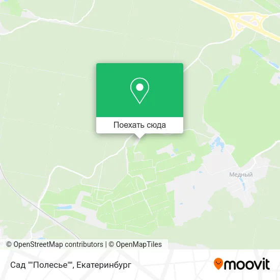 Карта Сад ""Полесье""