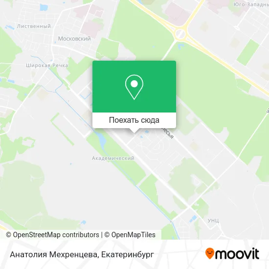 Карта Анатолия Мехренцева