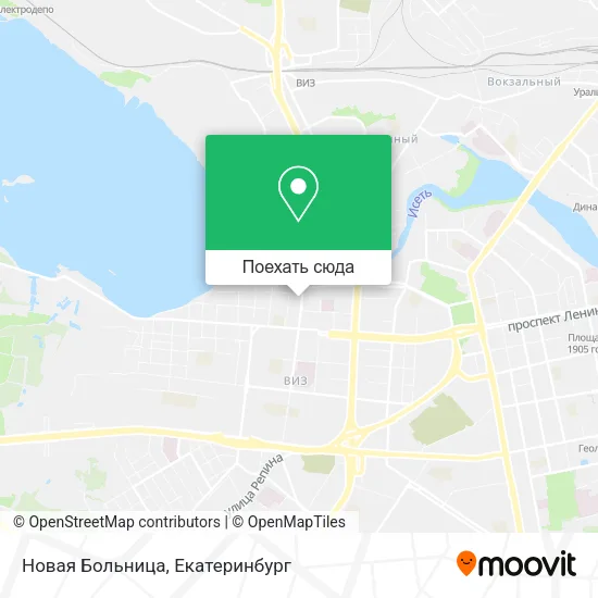 Карта Новая Больница