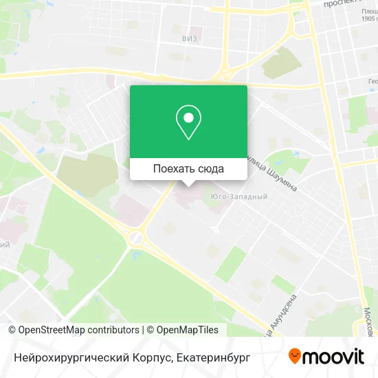 Карта Нейрохирургический Корпус