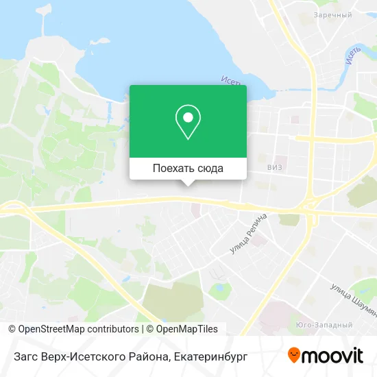 Карта Загс Верх-Исетского Района