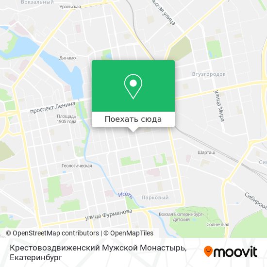 Карта Крестовоздвиженский Мужской Монастырь