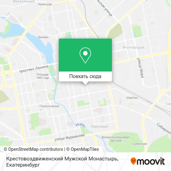 Карта Крестовоздвиженский Мужской Монастырь