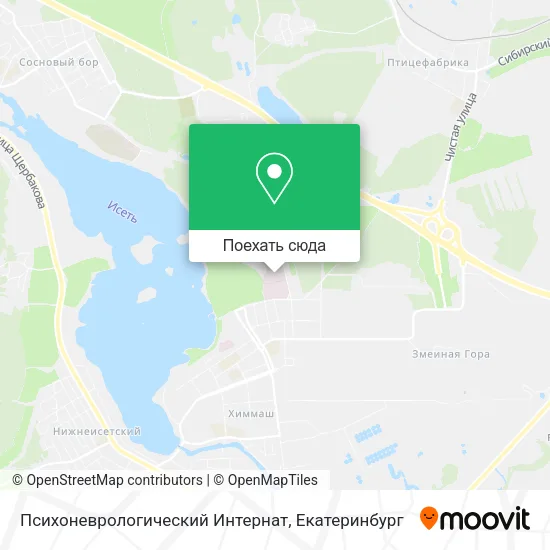 Карта Психоневрологический Интернат