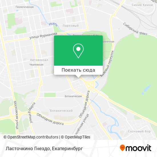 Карта Ласточкино Гнездо