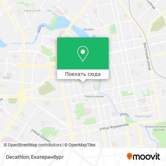 Карта Decathlon