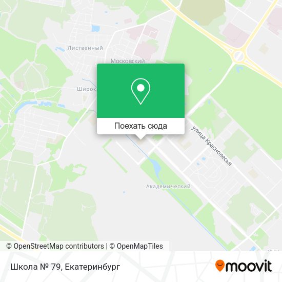 Карта Школа № 79
