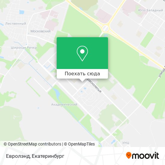 Карта Евролэнд