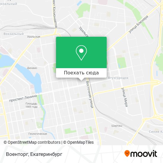 Карта Военторг