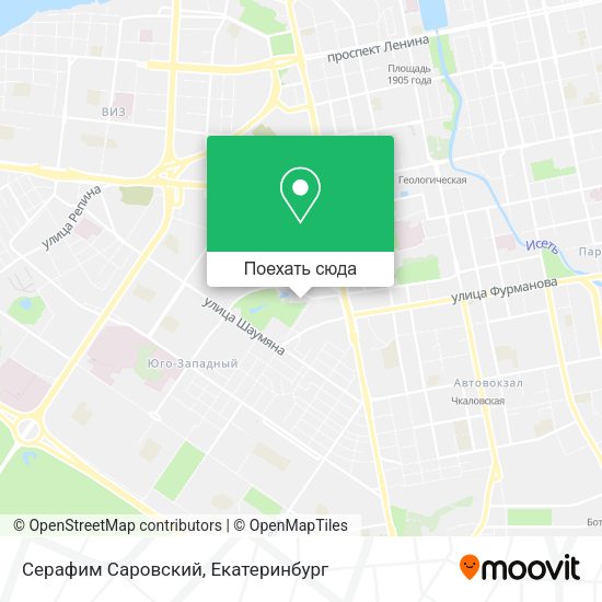 Карта Серафим Саровский