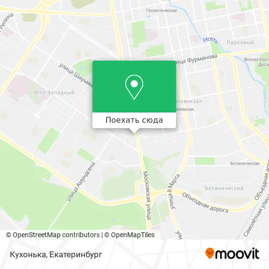 Карта Кухонька
