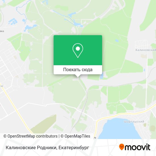 Карта Калиновские Родники