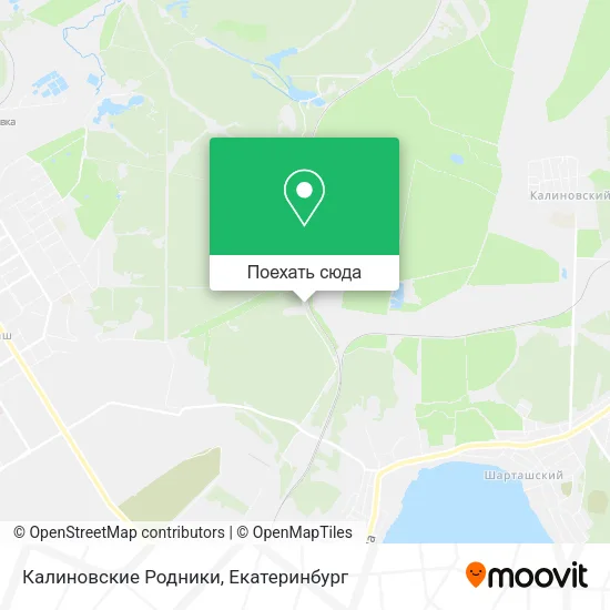 Карта Калиновские Родники