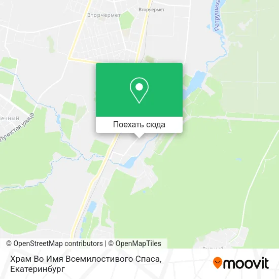 Карта Храм Во Имя Всемилостивого Спаса