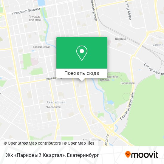 Карта Жк «Парковый Квартал»