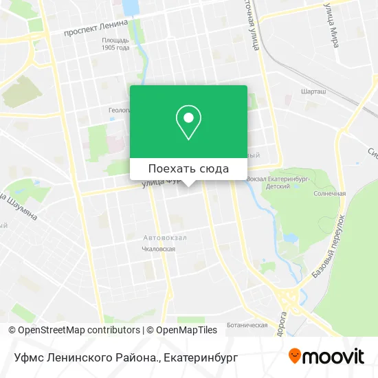 Карта Уфмс Ленинского Района.