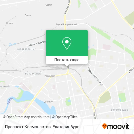 Карта Проспект Космонавтов
