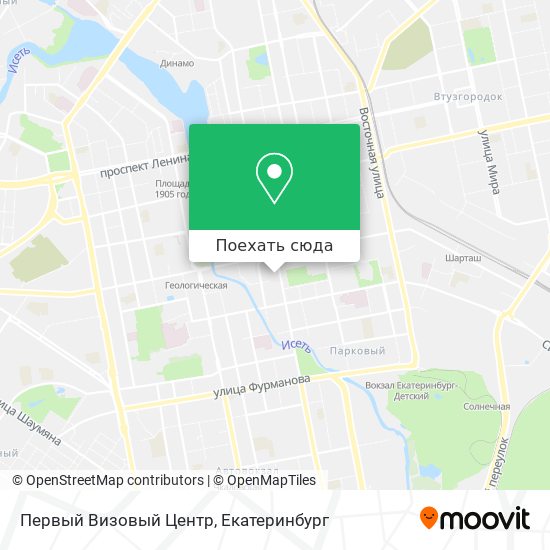 Карта Первый Визовый Центр