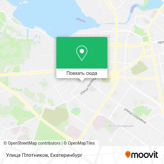 Карта Улица Плотников