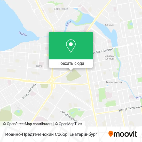 Карта Иоанно-Предтеченский Собор