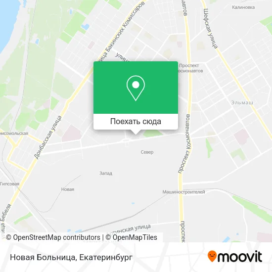 Карта Новая Больница