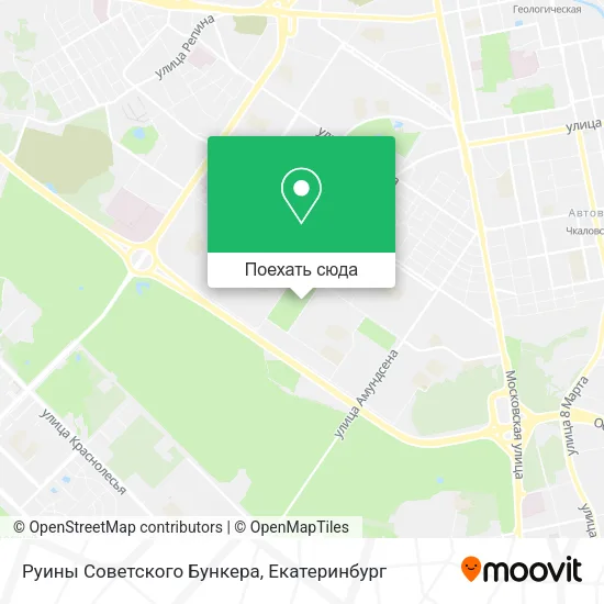 Карта Руины Советского Бункера