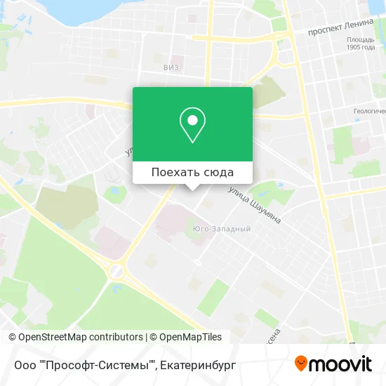 Карта Ооо ""Прософт-Системы""