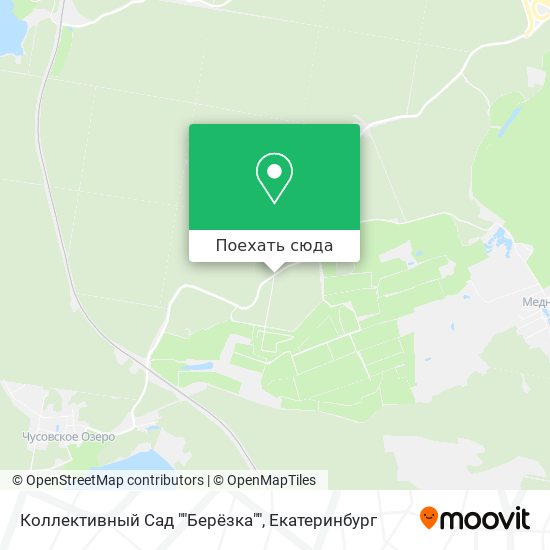 Карта Коллективный Сад ""Берёзка""