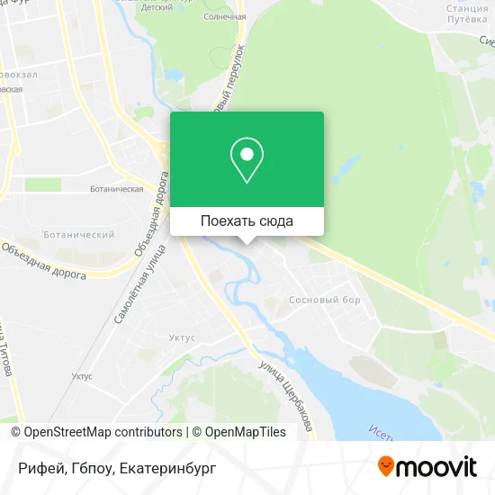 Карта Рифей, Гбпоу