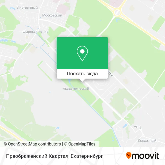 Карта Преображенский Квартал