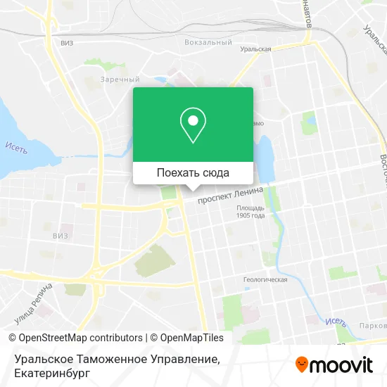 Карта Уральское Таможенное Управление