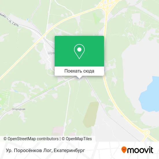 Карта Ур. Поросёнков Лог
