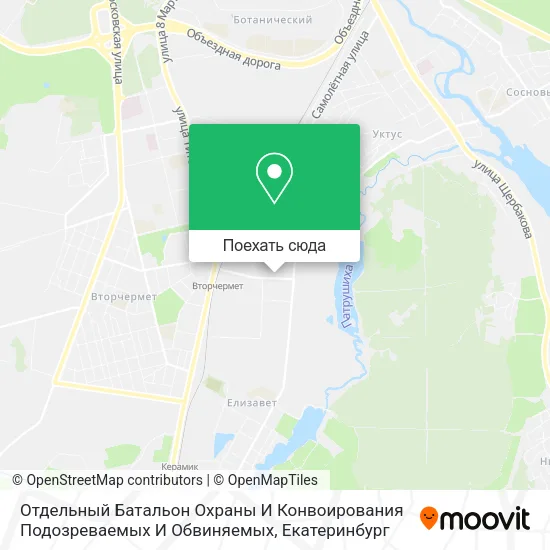 Карта Отдельный Батальон Охраны И Конвоирования Подозреваемых И Обвиняемых