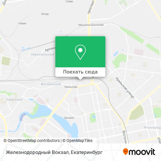 Карта Железнодородный Вокзал