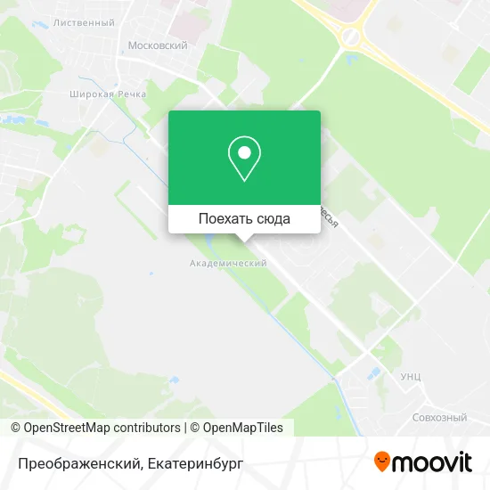 Карта Преображенский