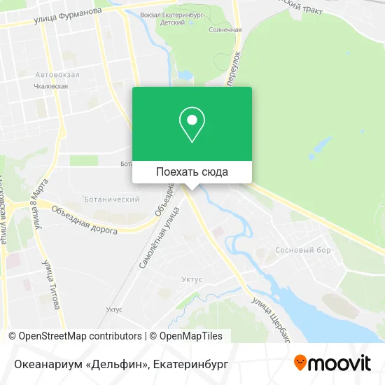 Карта Океанариум «Дельфин»